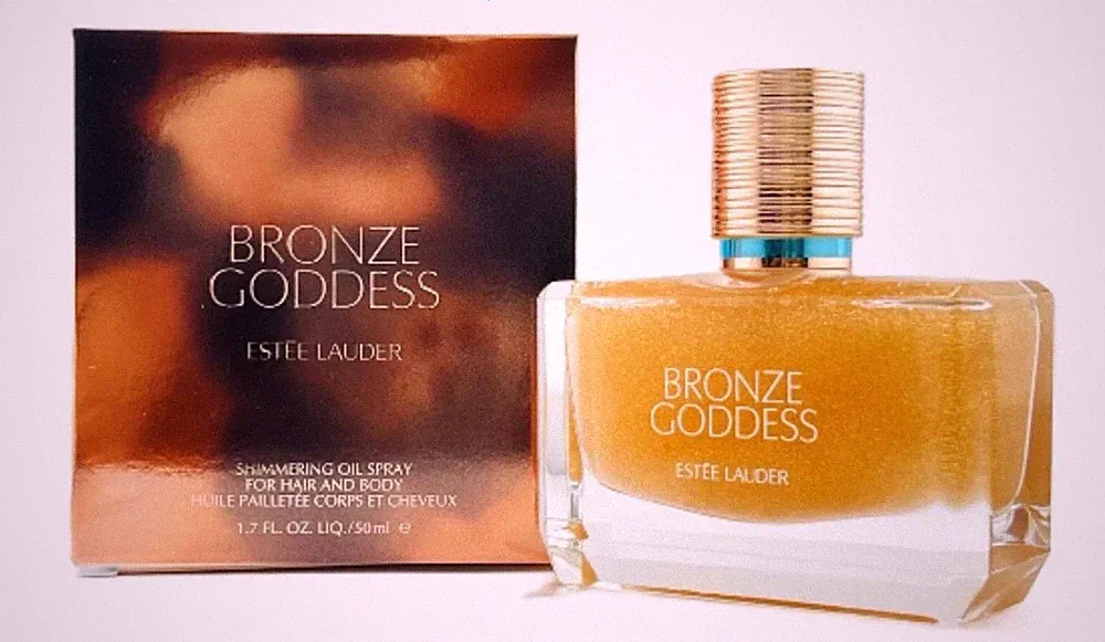 Bronze Goddess Shimmering Oil Spray by Estée Lauder For Hair And Body 1.7 Oz New