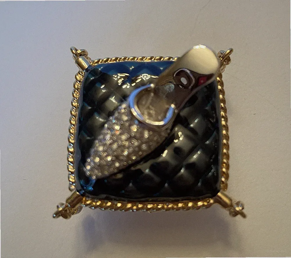 Estée Lauder Solid Perfume Compact Beautiful "MAGIC SLIPPER" - VINTAGE 2000