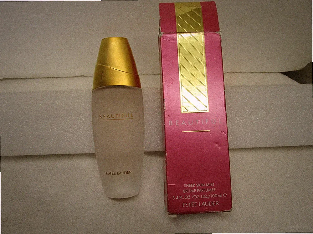 Estee Lauder BEAUTIFUL SHEER Skin Mist 3.4 oz Perfume Spray Frosted Bottle RARE