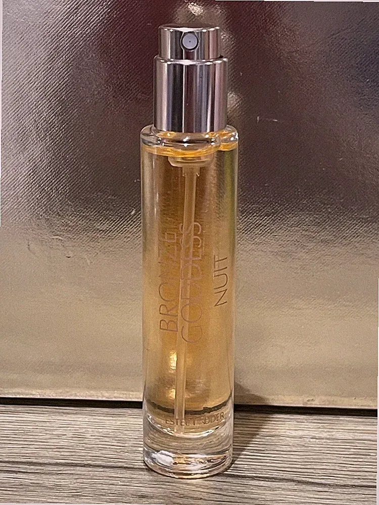 Estee Lauder Bronze Goddess Nuit Perfume Spray Travel Size 10 mL NEW NO LID