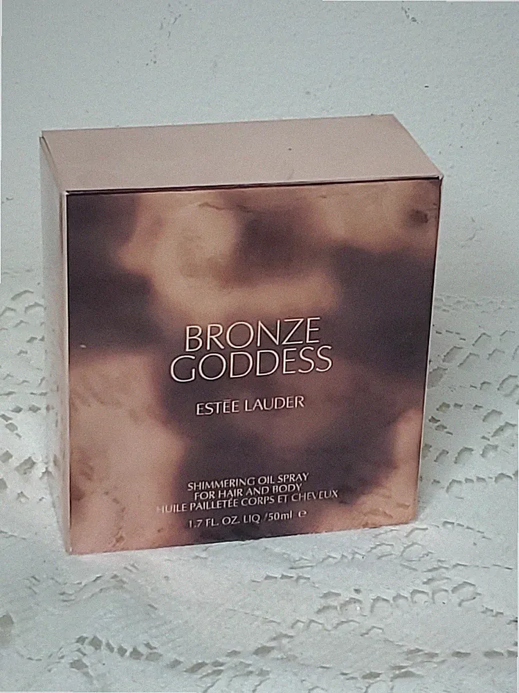Estee Lauder BRONZE GODDESS SHIMMERING OIL SPRAY 1.7 OUNCE HAIR AND BODY GIFT